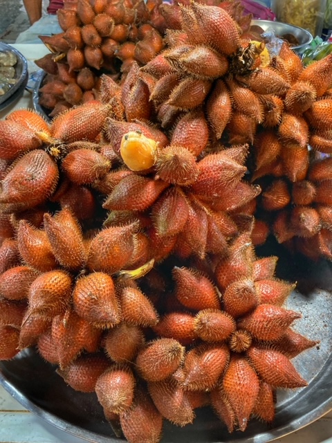 Salak im Markt in Chumphon, Thailand