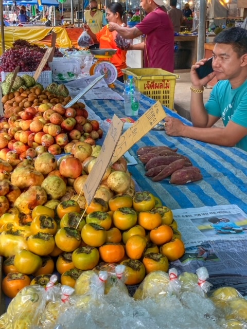 Markt in Chumphon 51, Thailand