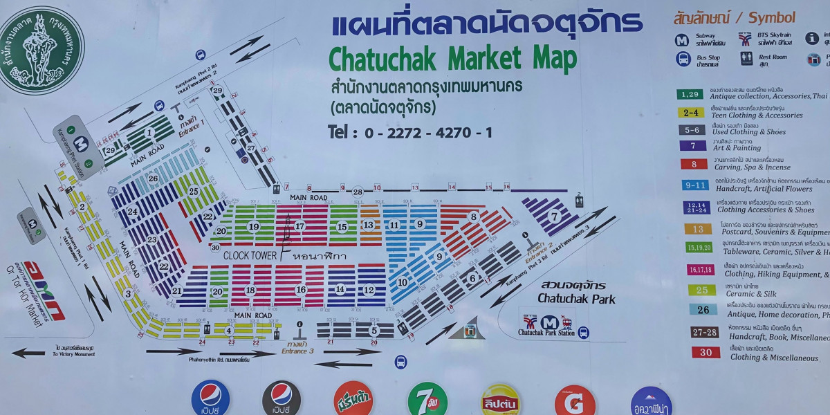 Chatuchak Wochenendmark Bangkok Plan