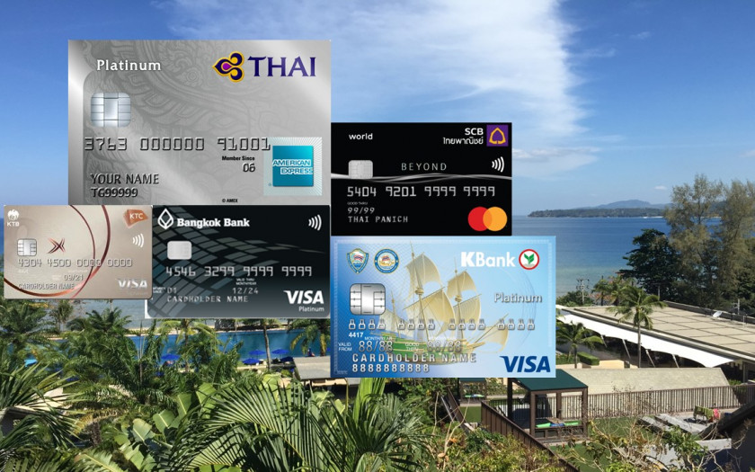 thailändische Kreditkarte - nicht Debitkarte Thailand