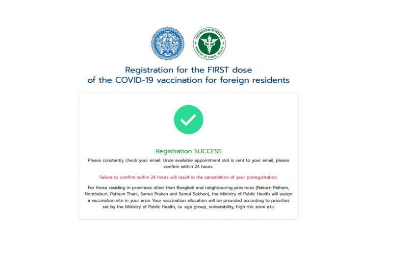 Covid-19 impfen in Thailand als Ausländer