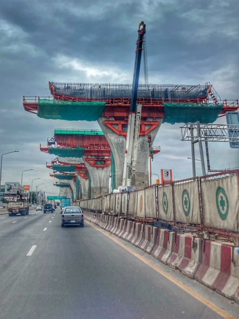 Infrastrukturprojekte in Bangkok Stadt