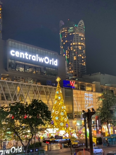 Weihnachten, Einkaufen in Bangkok