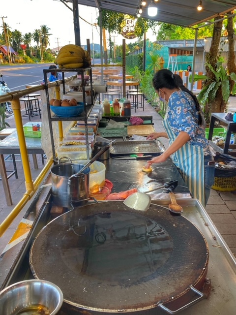 Pfannkuchen Thailand, Imbis in Chumphon