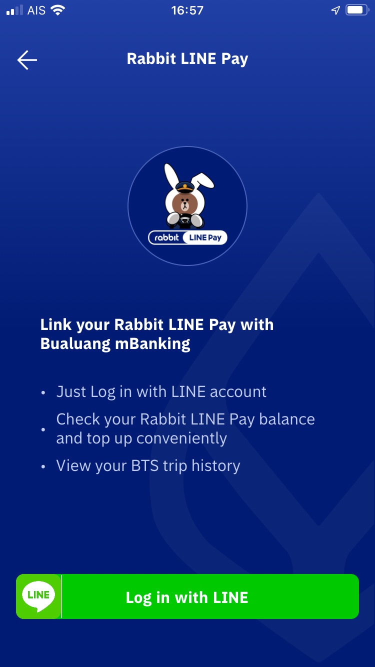 bangkok bank thailand und Rabbit LINE Pay
