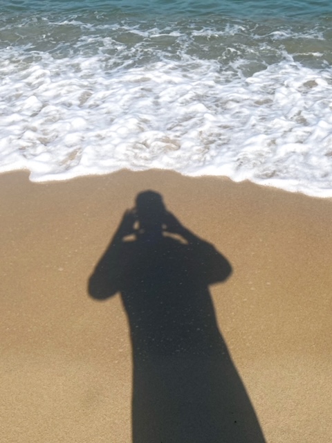 selfie, strand meer urlaub erholen in khanom thailand