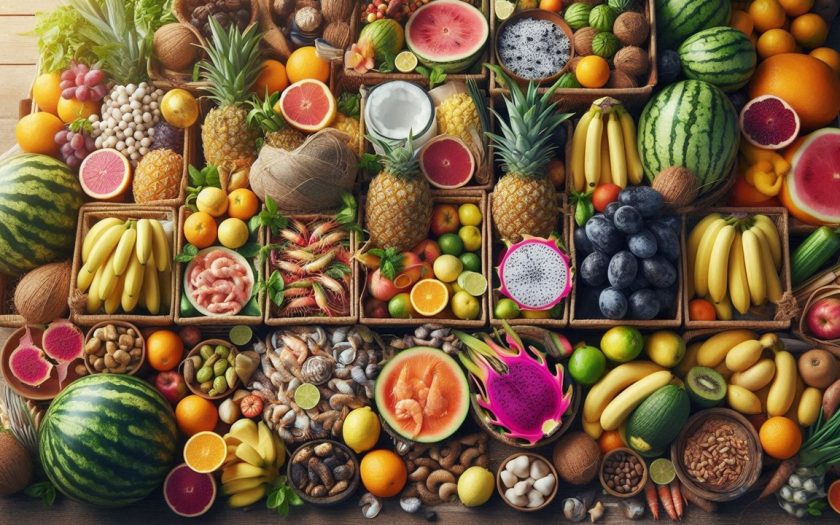 markttag in pak naam, chumphon thailand, markt, exotisch