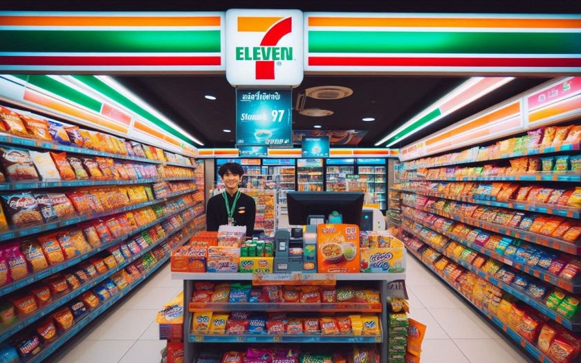 7-Eleven, 24/7 Supermarkt in Pak Naam, Chumphon Thailand