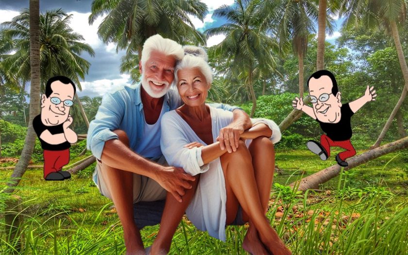 leben im alter und gesundheit im tropischen chumphon, thailand, insbesondere als rentner