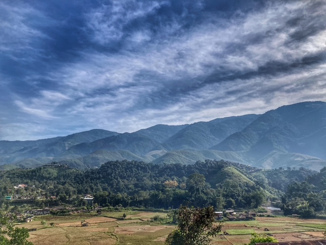 berge im norden von thailand in nan