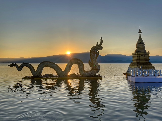 phayao see im norden von thailand