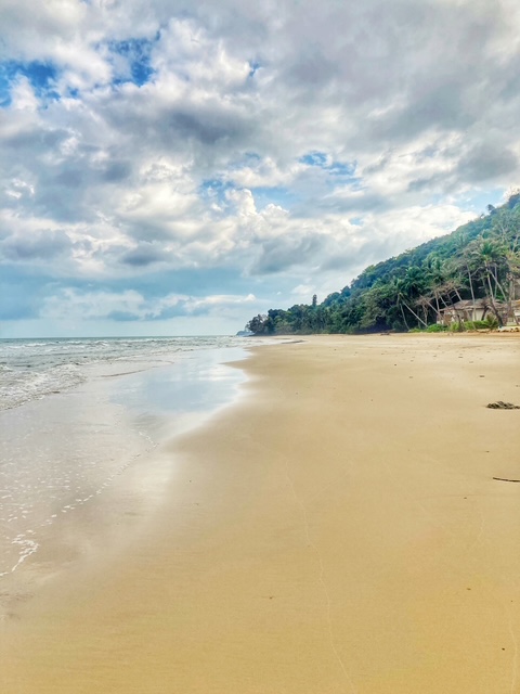 sairee strand, pak naam chumphon, thailand
