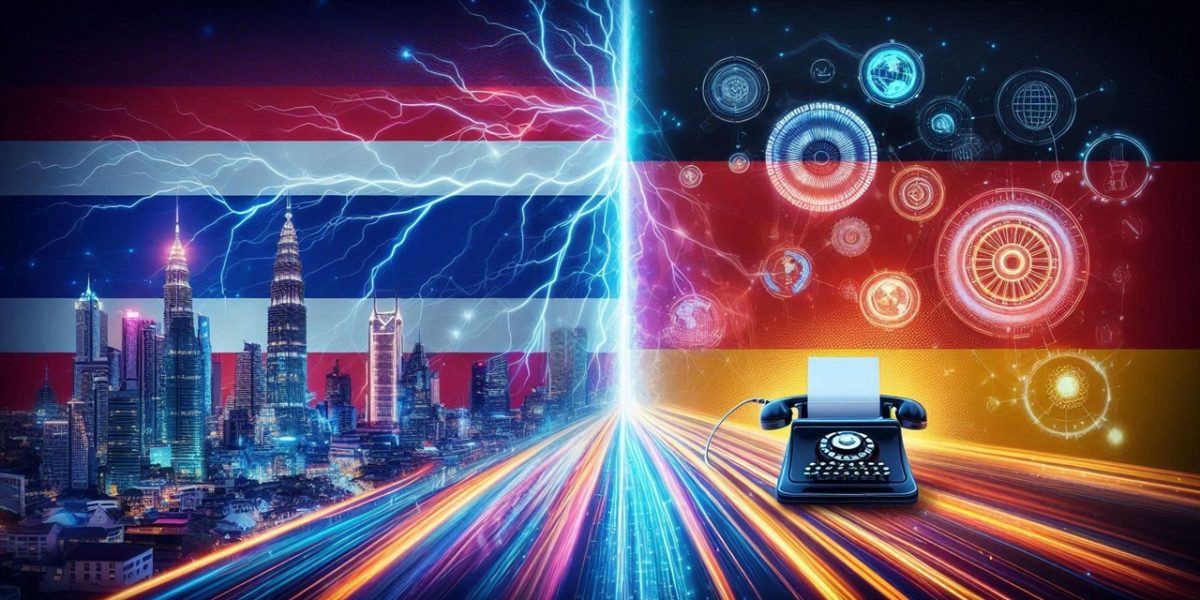 internet in thailand, deutschland, internetgeschwindigkeit