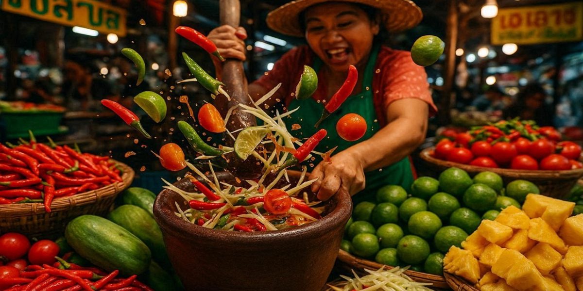 thailändische küche, zutaten, gerichte, essen in thailand